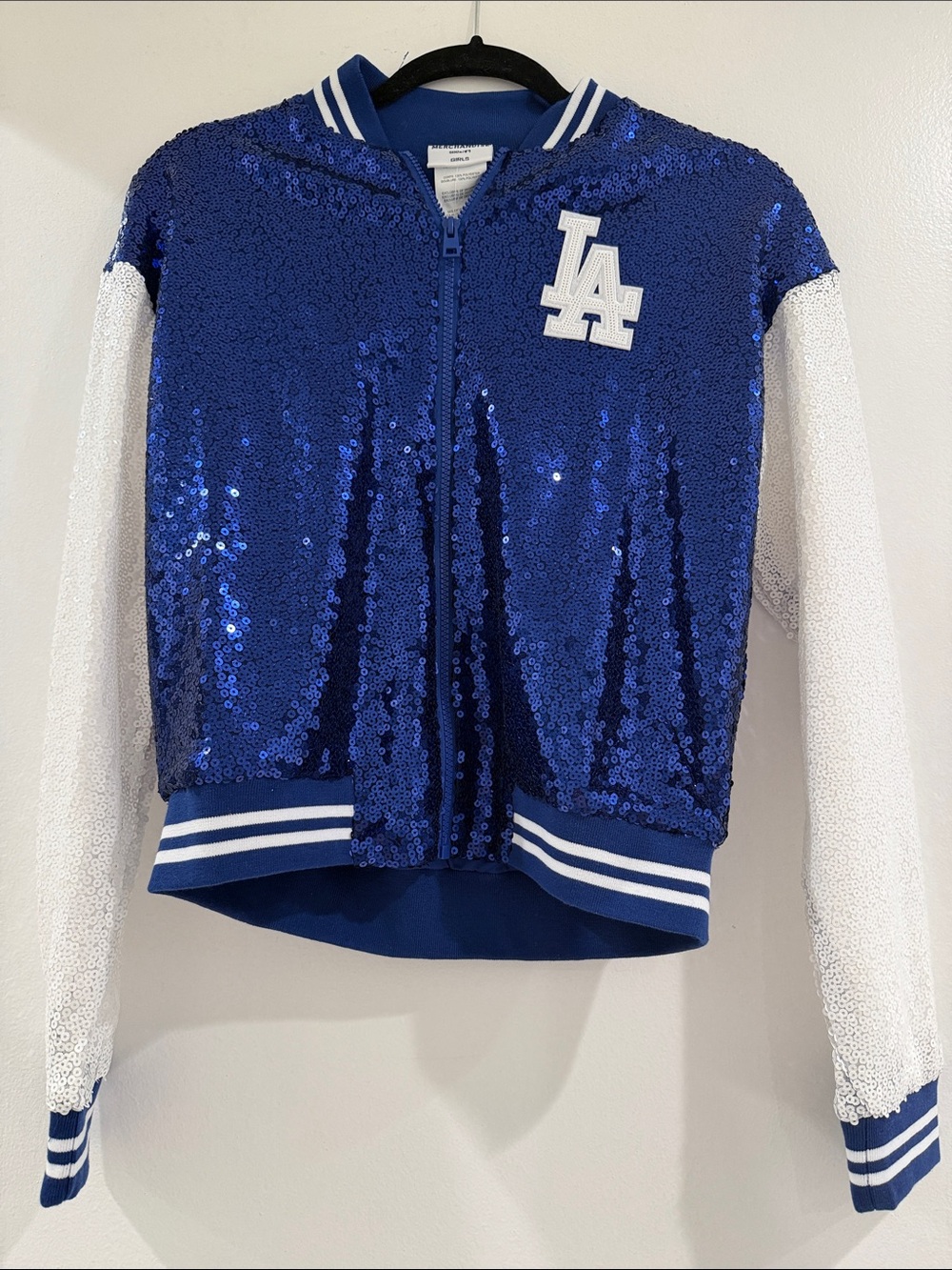 Dodgers Youth Girls sequins jacket - new with tags
